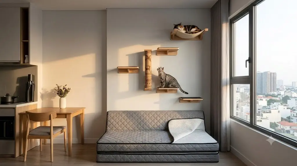 Best Cat Wall Systems for Small Apartments (2026 Space Guide)