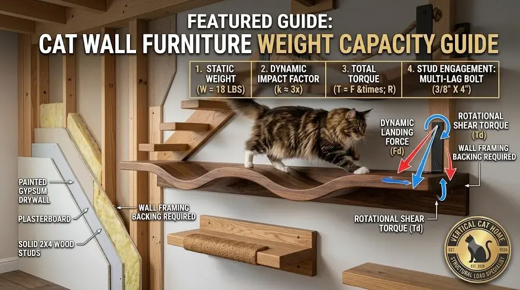 Cat Wall Furniture Weight Capacity Guide: Limits & Studs