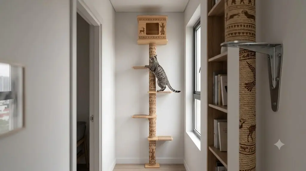 Best cat furniture for small apartments space saving setup