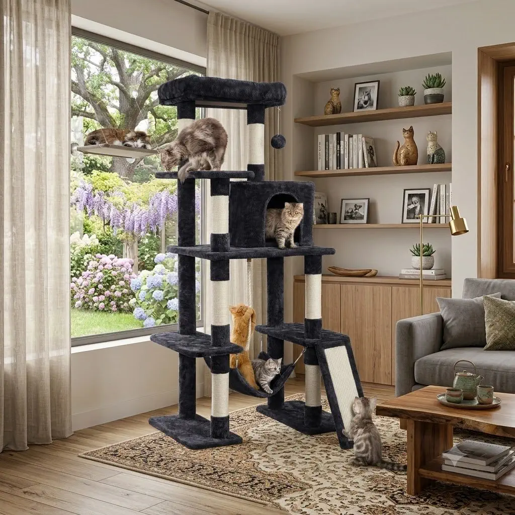 Yaheetech 63in Large Cat Tree Review: Sturdy & Heavy (2026)