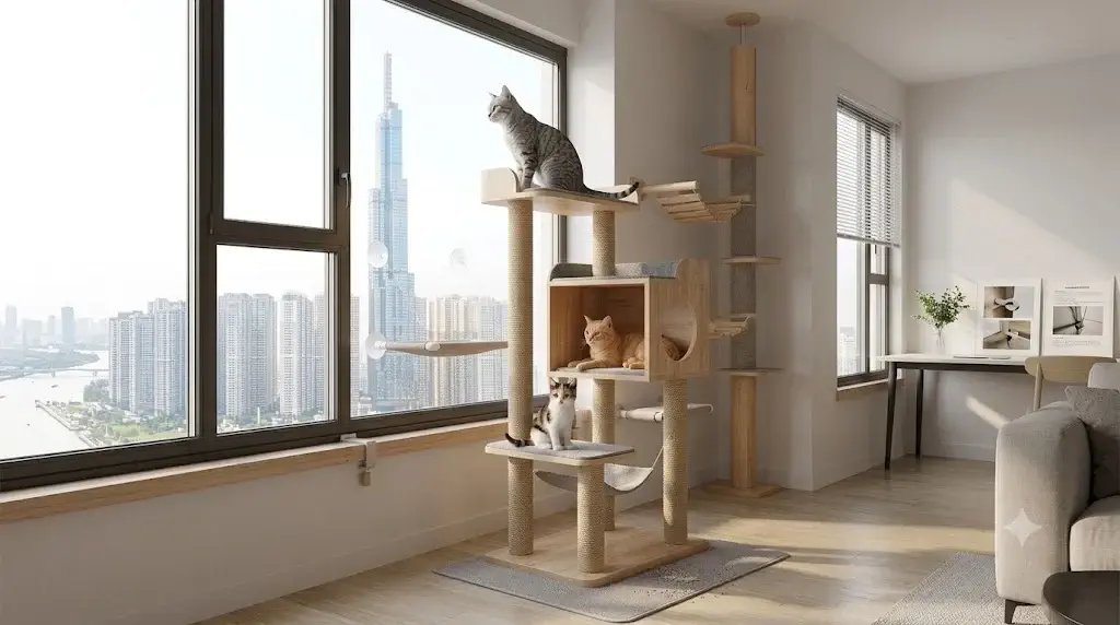 Best Cat Furniture for Renters (2026 No-Drill Guide)