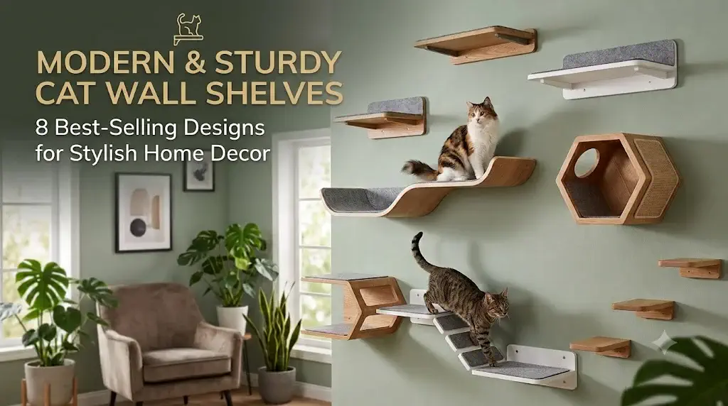 8 Best Modern Cat Wall Shelves for Stylish, Sturdy Walls
