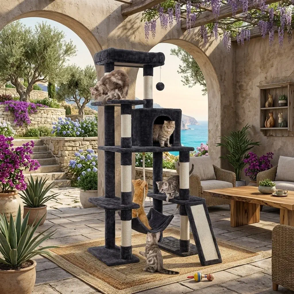 Yaheetech 63in large cat tree review sturdy heavy