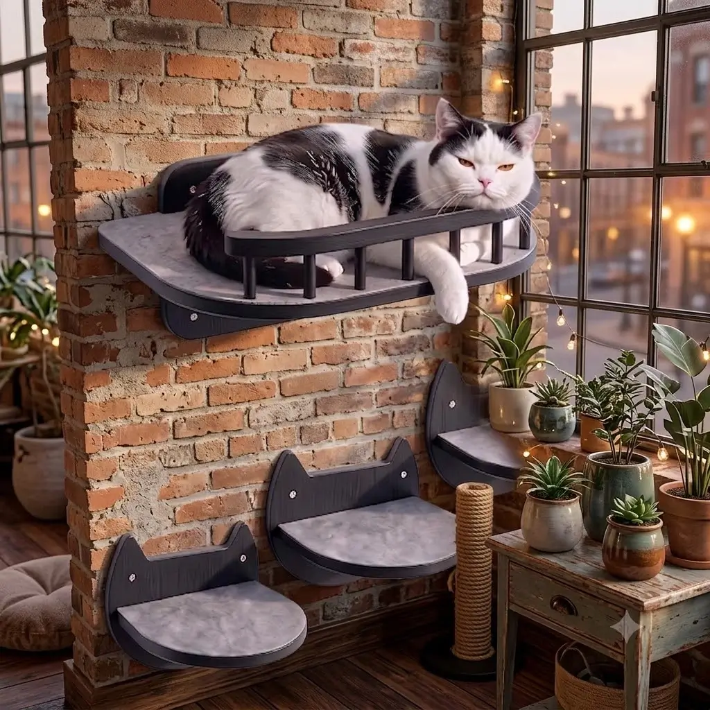 BUOGA Cat Wall Shelves