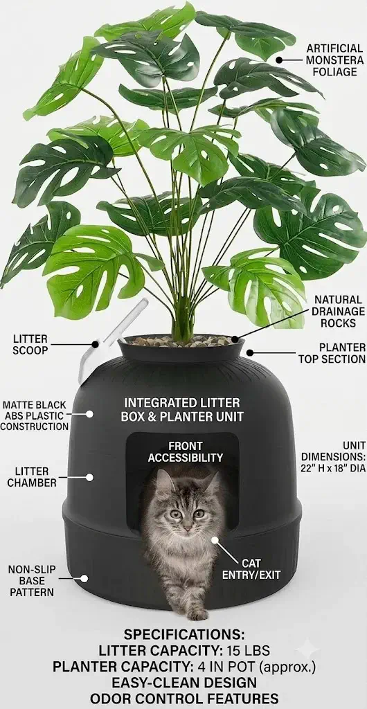 Lifewit Hidden Plant Enclosure — Best Camouflaged Utility Furniture