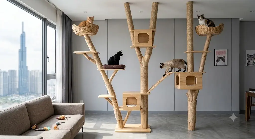 Best cat trees for multiple cats anti-guarding towers